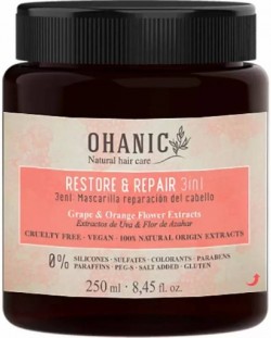 Ohanic Restore & Repair Маска за възстановяване за суха и увредена коса, 250 ml