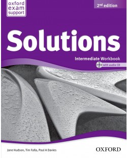 Тетрадка по английски език за 9-12. клас Solutions 2E Intermediate WB & CD PK