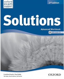 Тетрадка по английски език за 9-12. клас Solutions 2E Advanced WB & CD PK