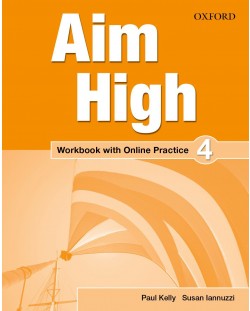 Тетрадка по английски език за 9-12. клас Aim High 4 WB & ONL Pack