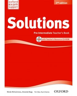 Solutions 2E Pre-Intermediate Teachers Book & CD-ROM Pack