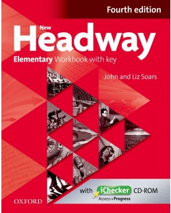 Headway, 4th Edition Elementary: Workbook and iChecker with Key.Тетрадка