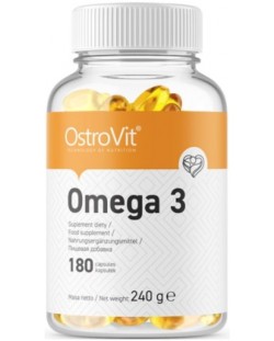 Omega 3, 1000 mg, 180 капсули, OstroVit