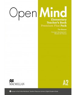 Open Mind Elementary Premium Pack Teacher's Book (British Edition) / Английски език - ниво А2: Книга за учителя с код