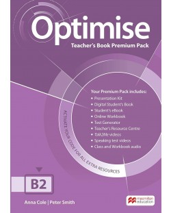 Optimise Level B2 Premium Pack Teacher's Book / Английски език - ниво B2: Книга за учителя с код
