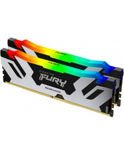 Оперативна памет Kingston - Fury Renegade Silver RGB, 32GB, DDR5, 7200MHz