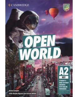 Open World Level A2 Key Student's Book without Answers with Online Workbook / Английски език - ниво A2: Учебник с онлайн тетрадка