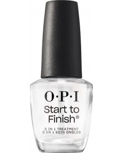 OPI Лак за нокти 3 в 1, New Start to Finish, 15 ml