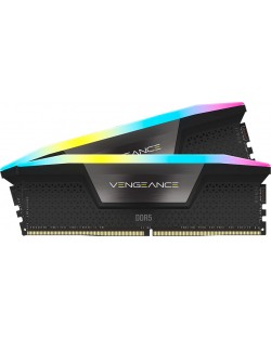 Оперативна памет Corsair - Vengeance RGB, 64GB, DDR5, 6000MHz