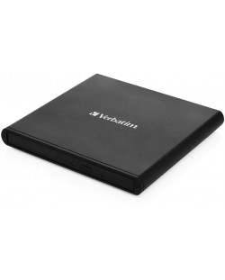 Оптично устройство Verbatim - External Slimline Mobile DVD ReWriter, USB 2.0