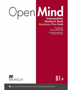 Open Mind Intermediate Premium Pack Teacher's Book (British Edition) / Английски език - ниво B1+: Книга за учителя с код
