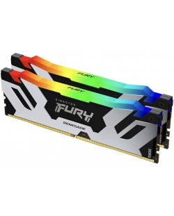 Оперативна памет Kingston - Fury Renegade Silver RGB, 32GB, DDR5, 6400MHz