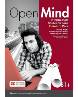 Open Mind Intermediate Premium Pack Student's Book (British Edition) / Английски език - ниво B1+: Учебник с код