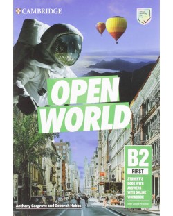 Open World Level B2 First Student's Book with Answers with Online Workbook / Английски език - ниво B2: Учебник с отговори и онлайн тетрадка