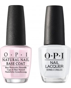 OPI Nail Lacquer Комплект - База и Лак за нокти, I Cannoli Wear OPI, V32, 2 x 15 ml