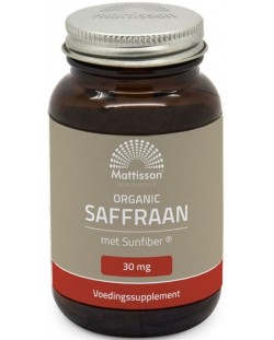 Organic Saffron, 60 капсули, Mattisson Healthstyle