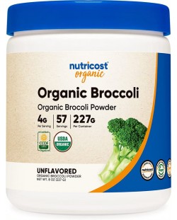 Organic Broccoli, неовкусен, 227 g, Nutricost