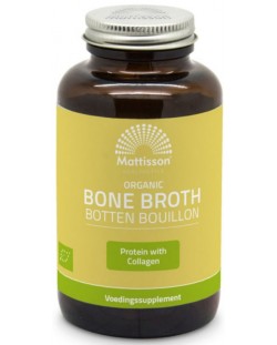 Organic Bone Broth, 180 капсули, Mattisson Healthstyle