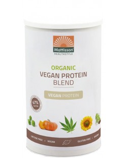 Organic Vegan Protein Blend, 400 g, Mattisson Healthstyle