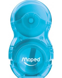 Острилкогума Maped  Loopy - Translucent, синя