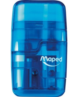 Острилкогума Maped Connect - Тransparent, синя