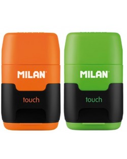 Острилка + гума Milan - Touch Duo, асортимент