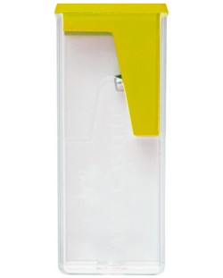 Острилка с контейнер Faber-Castell - правоъгълна, асортимент