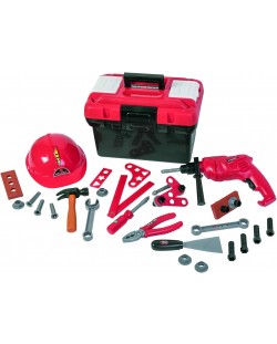 Кутия с инструменти и каска Keyi Tool Set - 41 части