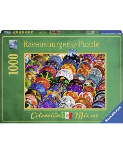 Пъзел Ravensburger от 1000 части - Цветни чинии