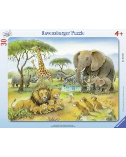 Пъзел Ravensburger от 30 части - Животинският свят в Африка