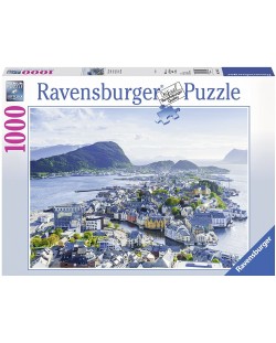 Пъзел Ravensburger от 1000 части - Гледка към Алесунд, Норвегия