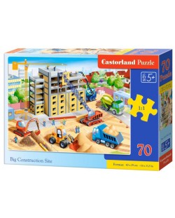 Пъзел Castorland от 70 части - Строителна площадка