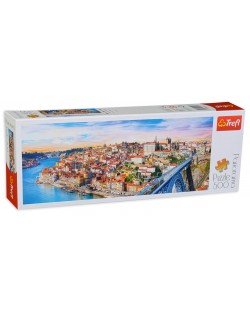 Панорамен пъзел Trefl от 500 части - Порто, Португалия