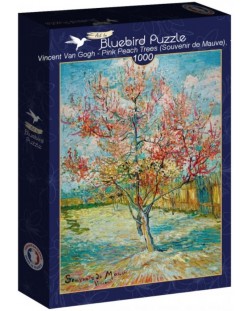 Пъзел Bluebird от 1000 части - Розовото прасковено дърво, 1888