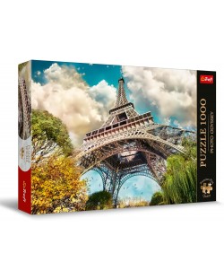 Пъзел Trefl от 1000 части - Айфеловата кула в Париж, Франция
