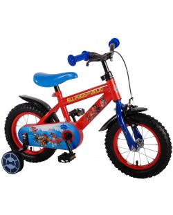 Детски велосипед с помощни колела E&L Cycles - Пес Патрул, 12 инча