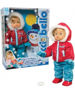 Пълзяща кукла Giochi Preziosi - Cicciobello, със зимни дрехи