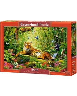 Пъзел Castorland от 500 части - Негово Величество - Тигърът