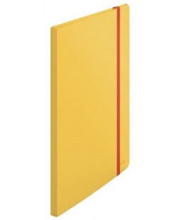 Папка с 20 джоба и ластик Leitz Cosy A4 - Warm Yellow