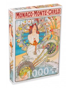 Пъзел Enjoy от 1000 части - Монако Монте Карло