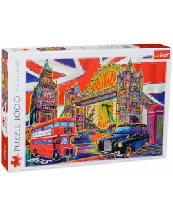 Пъзел Trefl от 1000 части - Цветовете на Лондон