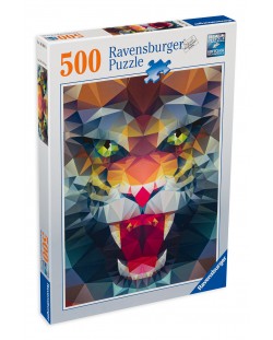 Пъзел Ravensburger от 500 части - Многоъгълен лъв