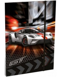 Папка с ластик А4 Lizzy Card - Ford GT Silver