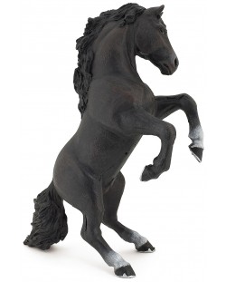 Фигурка Papo Horses, foals and ponies – Изправен кон, черен