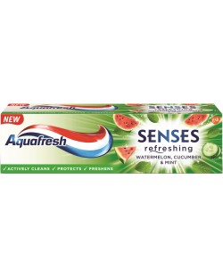 Aquafresh Senses Паста за зъби Watermelon, 75 ml