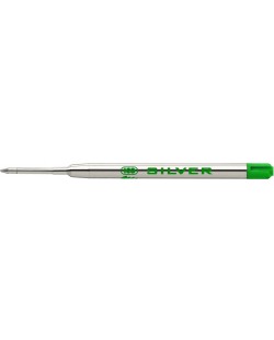 Пълнител за химикалка Ico Silver - 0.8 mm, зелен