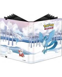 Папка за съхранение на карти Ultra Pro - 3-Ring Album, Pokemon TCG: Gallery Series - Frosted Forest