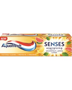 Aquafresh Senses Паста за зъби Grapefruit, 75 ml