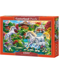 Пъзел Castorland от 1500 части - Градината на еднорозите