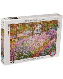 Пъзел Eurographics от 1000 части – Градината на художника, Клод Моне